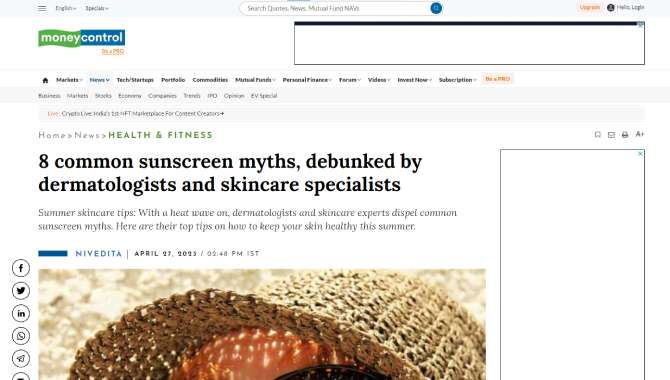 8 common sunscreen myths